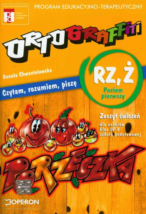 Image of Ortograffiti RZ Ż Czytam, rozumiem, piszę Poziom pierwszy Zeszyt ćwiczeń 4-5 Szkoła podstawowa