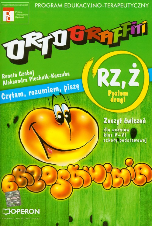 Image of Ortograffiti RZ Ż Czytam, rozumiem, piszę Poziom drugi Zeszyt ćwiczeń 5-6 Szkoła podstawowa