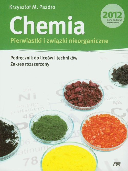 Image of Chemia Pierwiastki i związki nieorganiczne Podręcznik Zakres rozszerzony Liceum, technikum