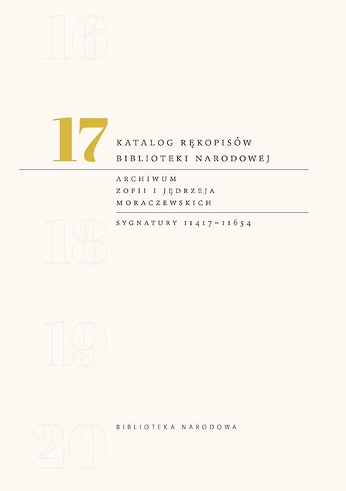 Image of Katalog rękopisów Biblioteki Narodowej Tom 17