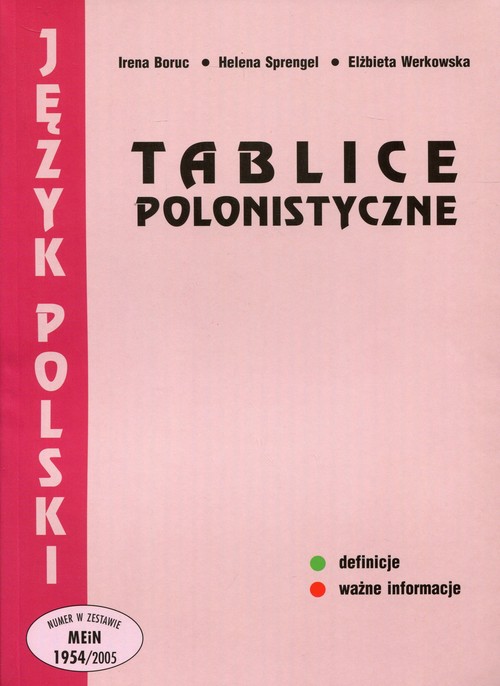 Image of Tablice polonistyczne Szkoła ponadgimnazjalna