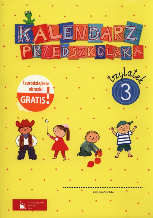 Image of Kalendarz przedszkolaka 3 Box + Czarodziejskie obrazki