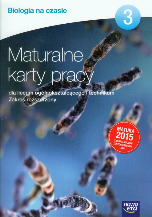 Image of Biologia na czasie Maturalne karty pracy 3 Zakres rozszerzony Szkoła ponadgimnazjalna