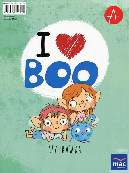 Image of I love Boo Język angielski Poziom A Wyprawka Przedszkole