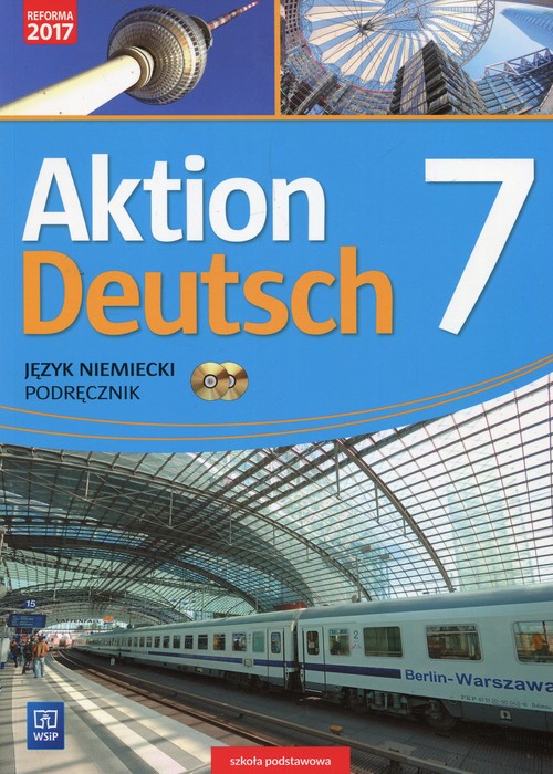 Image of Aktion Deutsch Język niemiecki 7 Podręcznik + 2 CD Szkoła podstawowa
