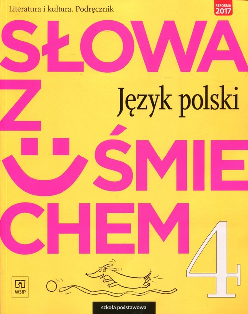 Image of Słowa z uśmiechem 4 Literatura i kultura Podręcznik Szkoła podstawowa