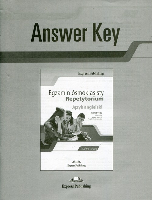 Image of Egzamin ósmoklasisty Repetytorium Język angielski Answer Key
