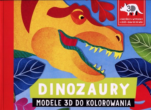 Image of Dinozaury Modele 3D do kolorowania