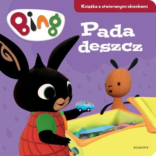 Image of Bing Pada deszcz Książka z otwieranymi okienkami