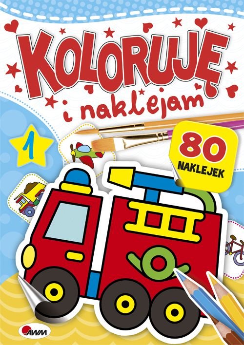Image of Koloruję i naklejam 1 80 naklejek