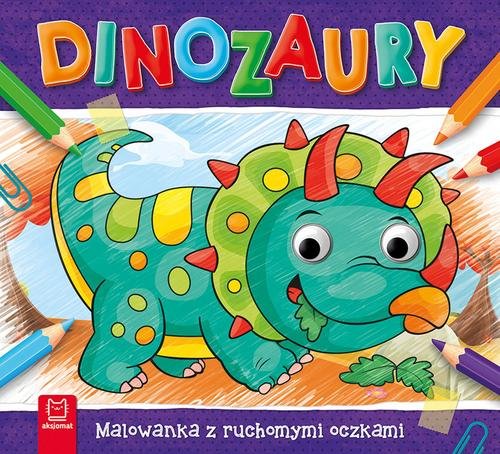 Image of Dinozaury Malowanka z ruchomymi oczkami