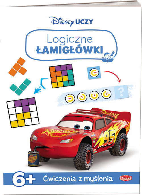 Image of Disney Uczy Auta Logiczne łamigłówki ŁAM-9301