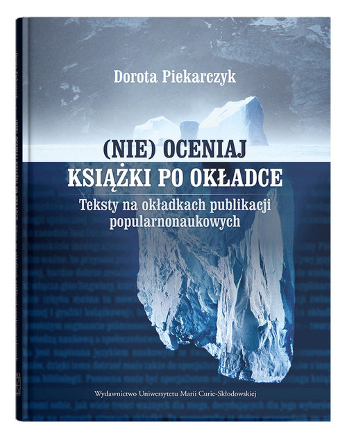 Image of (Nie) oceniaj książki po okładce. Teksty na okładkach publikacji popularnonaukowych