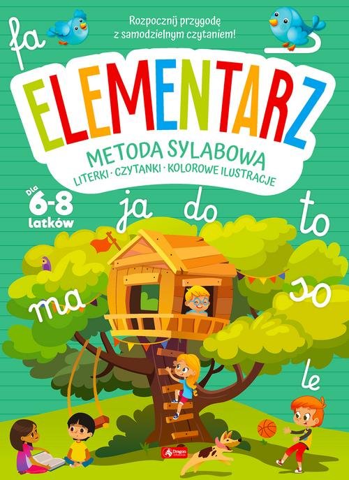 Image of Elementarz Metoda sylabowa Literki - Czytanki - Kolorowe ilustracje dla 6-8 latków