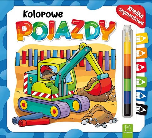Image of Kolorowe pojazdy Kredka segmentowa