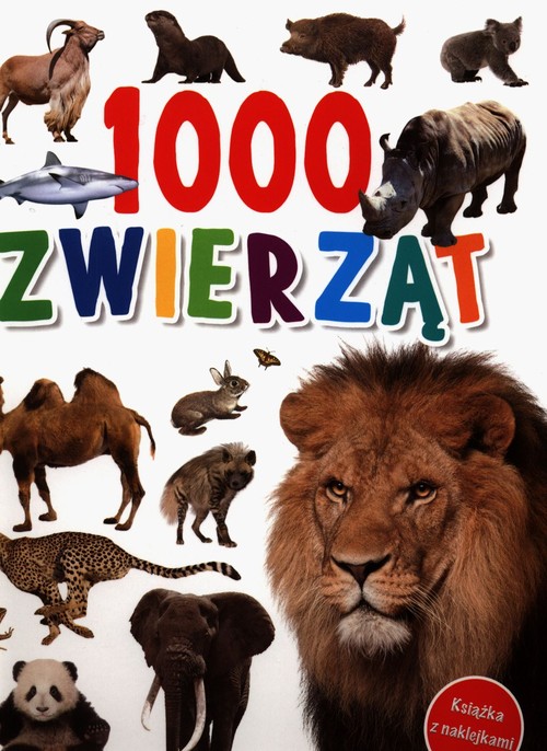 Image of 1000 zwierząt Książka z naklejkami
