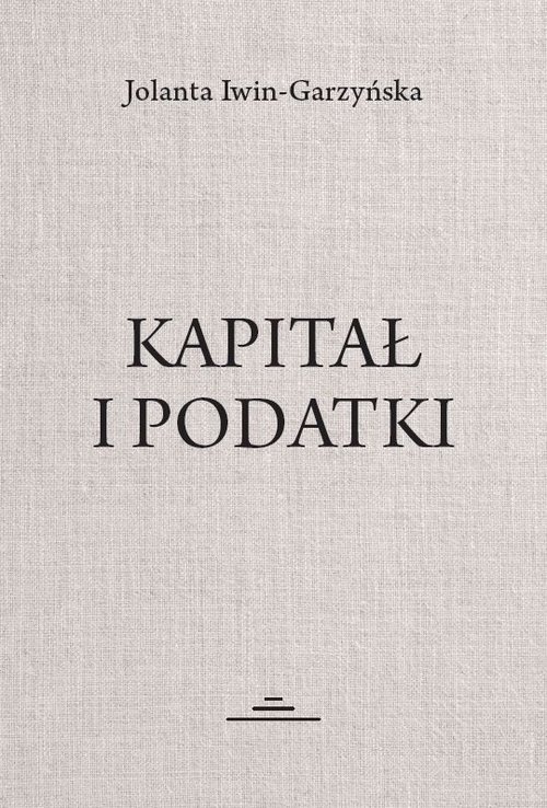 Image of Kapitał i podatki