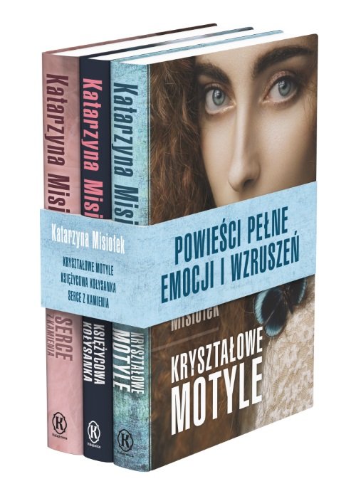 Image of Kryształowe motyle / Księżycowa kołysanka / Serce z kamienia Pakiet