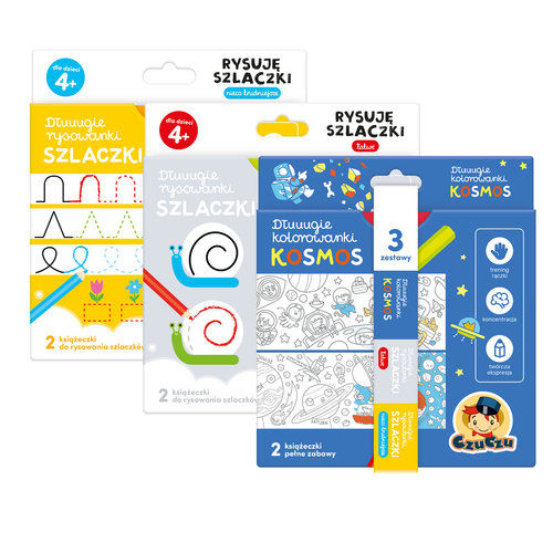 Image of CzuCzu Zestaw rysowanek Kosmos 4+