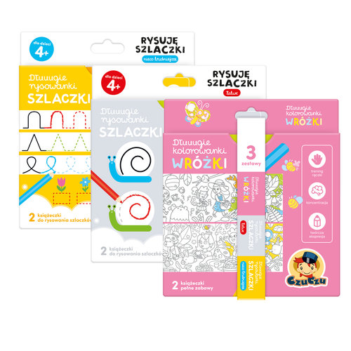 Image of CzuCzu Zestaw rysowanek Wróżki 4+
