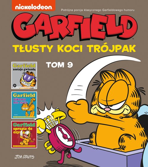 Image of Garfield Tłusty koci trójpak Tom 9