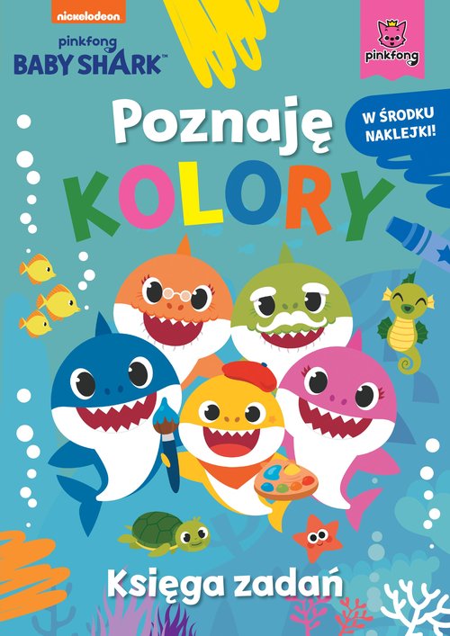 Image of Baby Shark Poznaję kolory Księga zadań