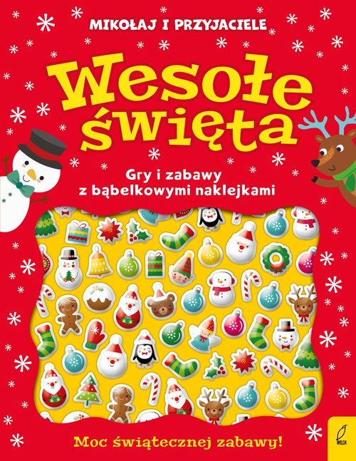 Image of Wypukłe naklejki Wesołe święta