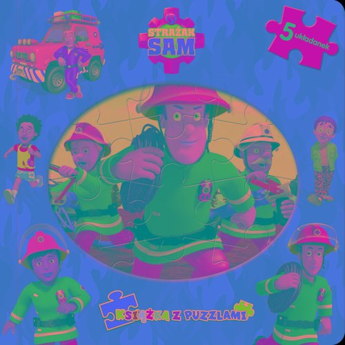 Image of Strażak Sam Książka z puzzlami