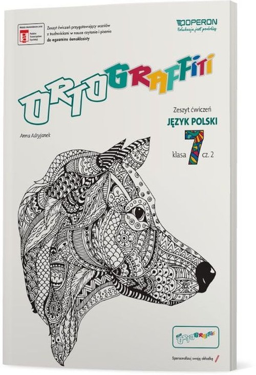 Image of Ortograffiti 7 Język polski Zeszyt ćwiczeń Część 2 Szkoła podstawowa