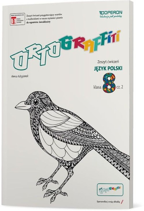 Image of Ortograffiti 8 Język polski Zeszyt ćwiczeń Część 2 Szkoła podstawowa