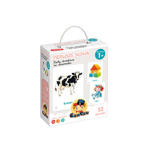 Image of CzuCzu Karty obrazkowe na sznureczku Pierwsze słowa