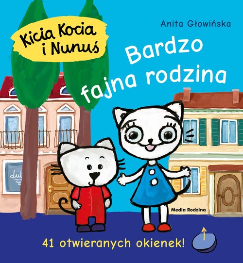 Image of Kicia Kocia i Nunuś Bardzo fajna rodzina 41 otwieranych okienek!