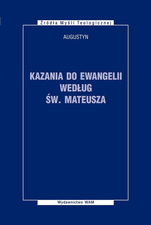 Image of Kazania do Ewangelii według św. Mateusza