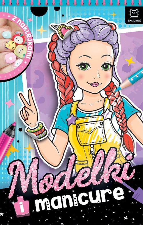 Image of Modelki i manicure Z naklejkami