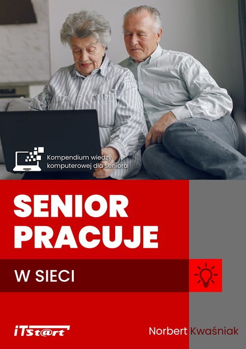 Image of Senior pracuje w sieci