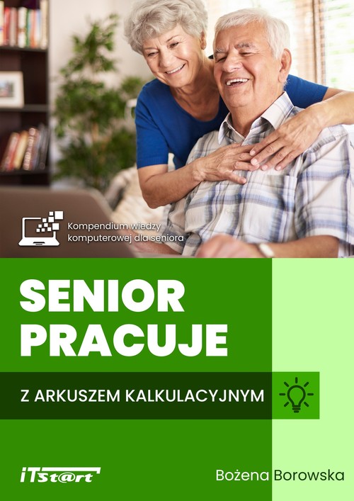 Image of Senior pracuje z arkuszem kalkulacyjnym