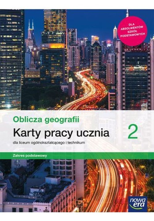 Image of Oblicza geografii 2 Karty pracy Zakres podstawowy Liceum Technikum Szkoła ponadpodstawowa