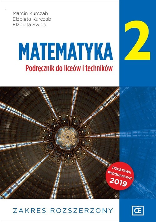Image of Matematyka 2 Podręcznik Zakres rozszerzony Szkoła ponadpodstawowa