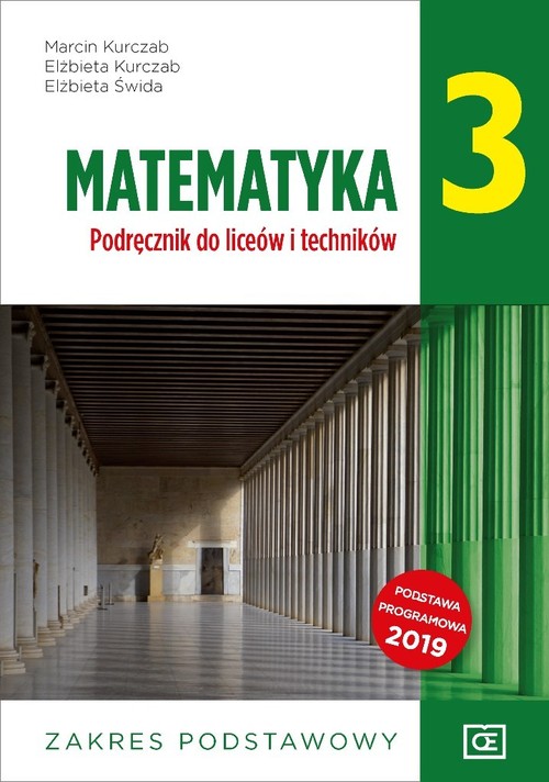 Image of Matematyka 3 Podręcznik Zakres podstawowy Szkoła ponadpodstawowa