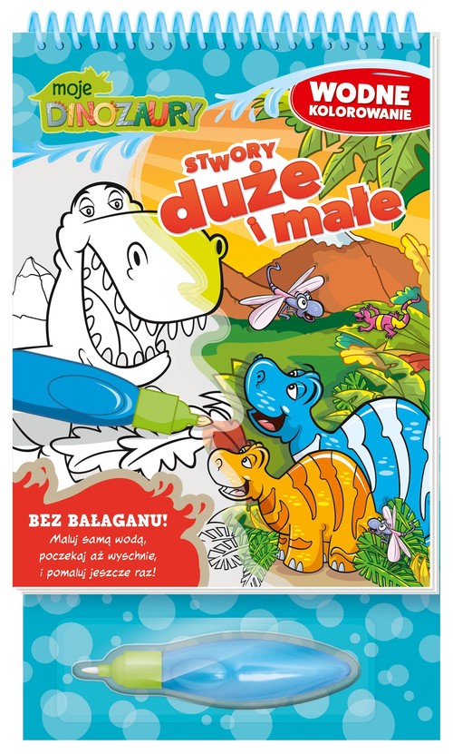 Image of Moje Dinozaury Wodne kolorowanie Stwory duże i małe