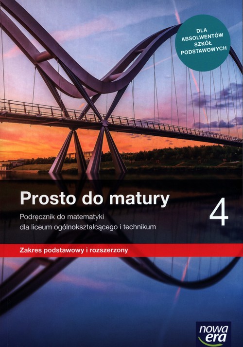 Image of Prosto do matury 4 Podręcznik do matematyki Zakres podstawowy i rozszerzony Szkoła ponadpodstawowa