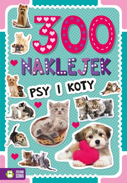 Image of 300 naklejek Psy i koty