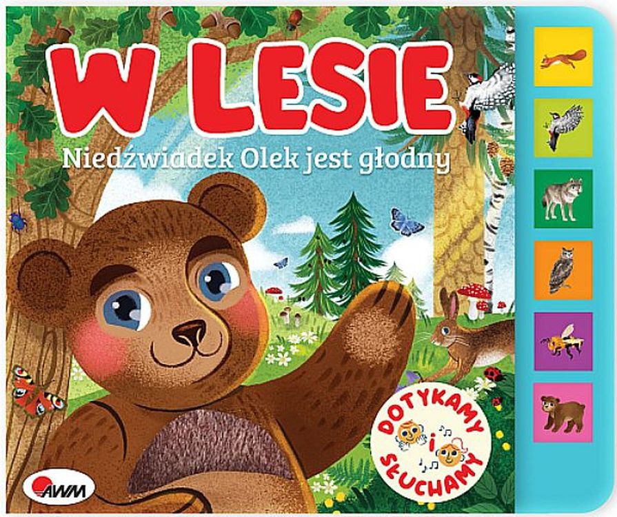 Image of W lesie. Niedźwiadek Olek jest głodny