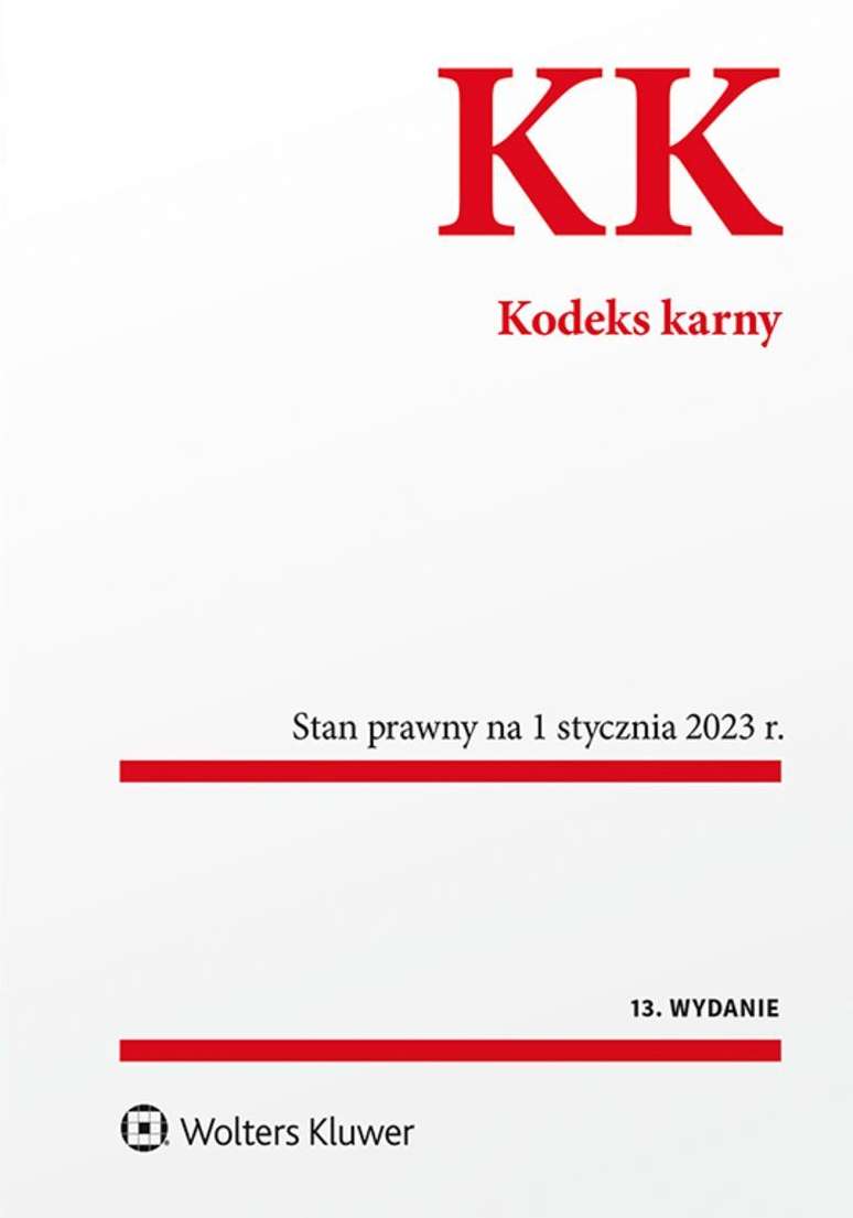 Image of Kodeks karny. Przepisy w.13