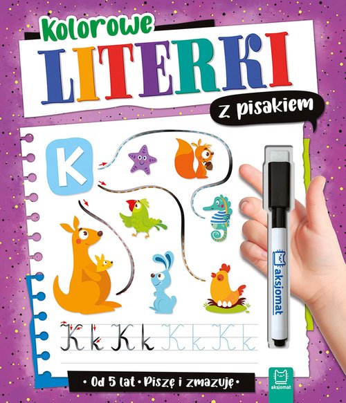 Image of Kolorowe literki z pisakiem Piszę i zmazuję od 5 lat