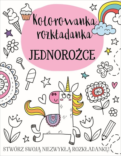 Image of Kolorowanka rozkładanka Jednorożce