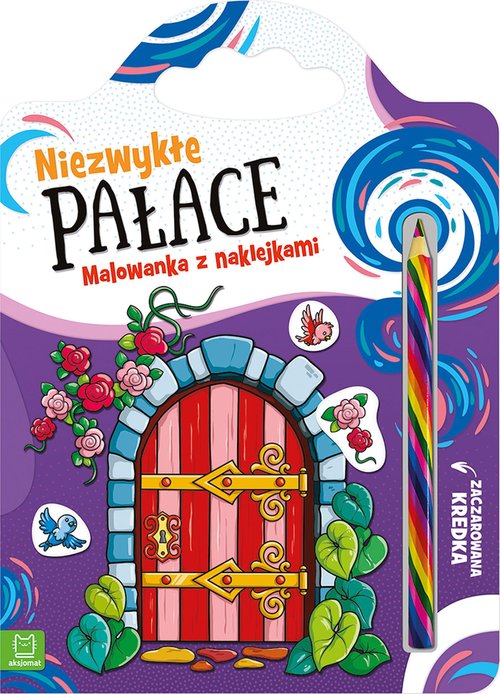Image of Niezwykłe pałace Malowanka z naklejkami Zaczarowana kredka