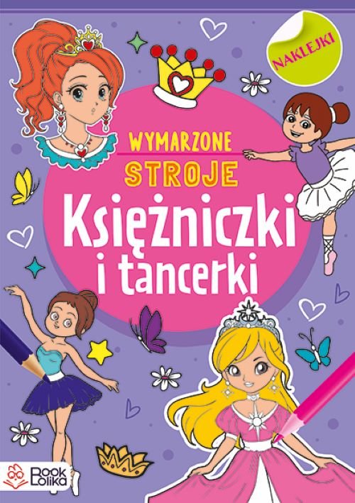 Image of Księżniczki i tancerki Kolorowanki z naklejkami