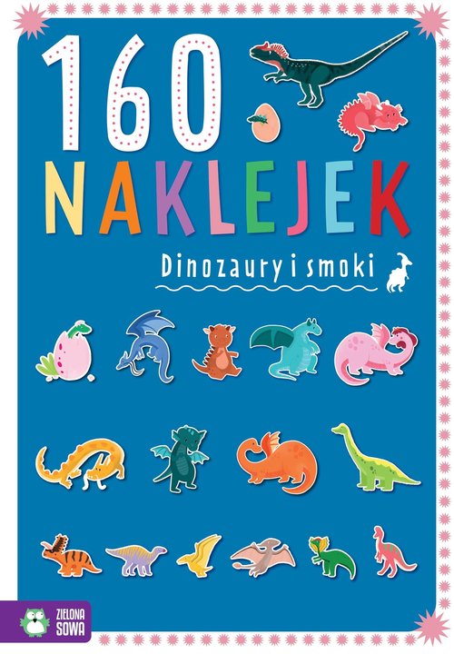 Image of 160 naklejek Dinozaury i smoki