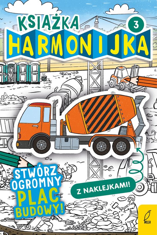 Image of Książka harmonijka Stwórz ogromny plac budowy z naklejkami Część 3